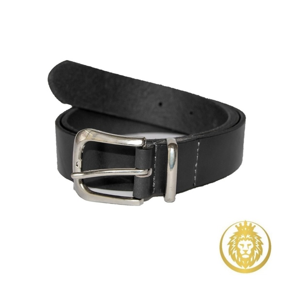 Genuine Leather Wide Equestrian Belt ( Black Medium Only) - Picture 5 of 10
